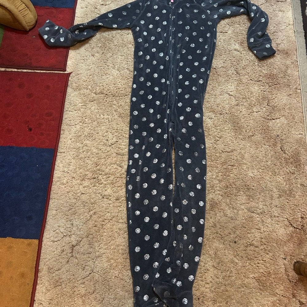 Polka Dot Adults One Piece Pajama